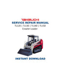 Takeuchi TL120 TL130 TL140 TL150 Crawler Loader Operator Manual PDF service repair manual cover