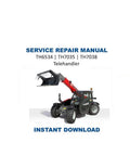 Massey Ferguson TH6534 TH7035 TH7038 Telehandler Service Manual 2016-2020 PDF service repair manual cover