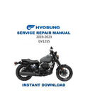 Hyosung GV125S Service Manual PDF service repair manual cover
