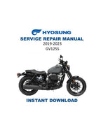 Hyosung GV125S Service Manual PDF service repair manual cover