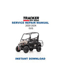 Tracker Off Road EViS Electric UTV Service Manual PDF service repair manual cover