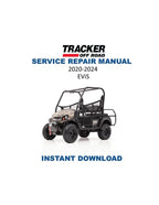 Tracker Off Road EViS Electric UTV Service Manual PDF service repair manual cover