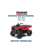Tracker Off Road 570 700 ATV Service Manual 2021-2025 PDF service repair manual cover