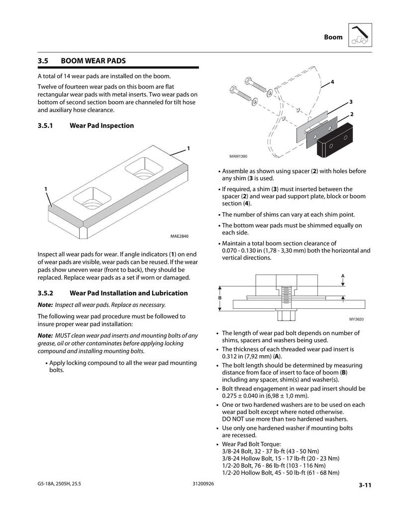 JLG G5-18A 2505H Agrovector 25.5 Service Manual service manual preview page 5