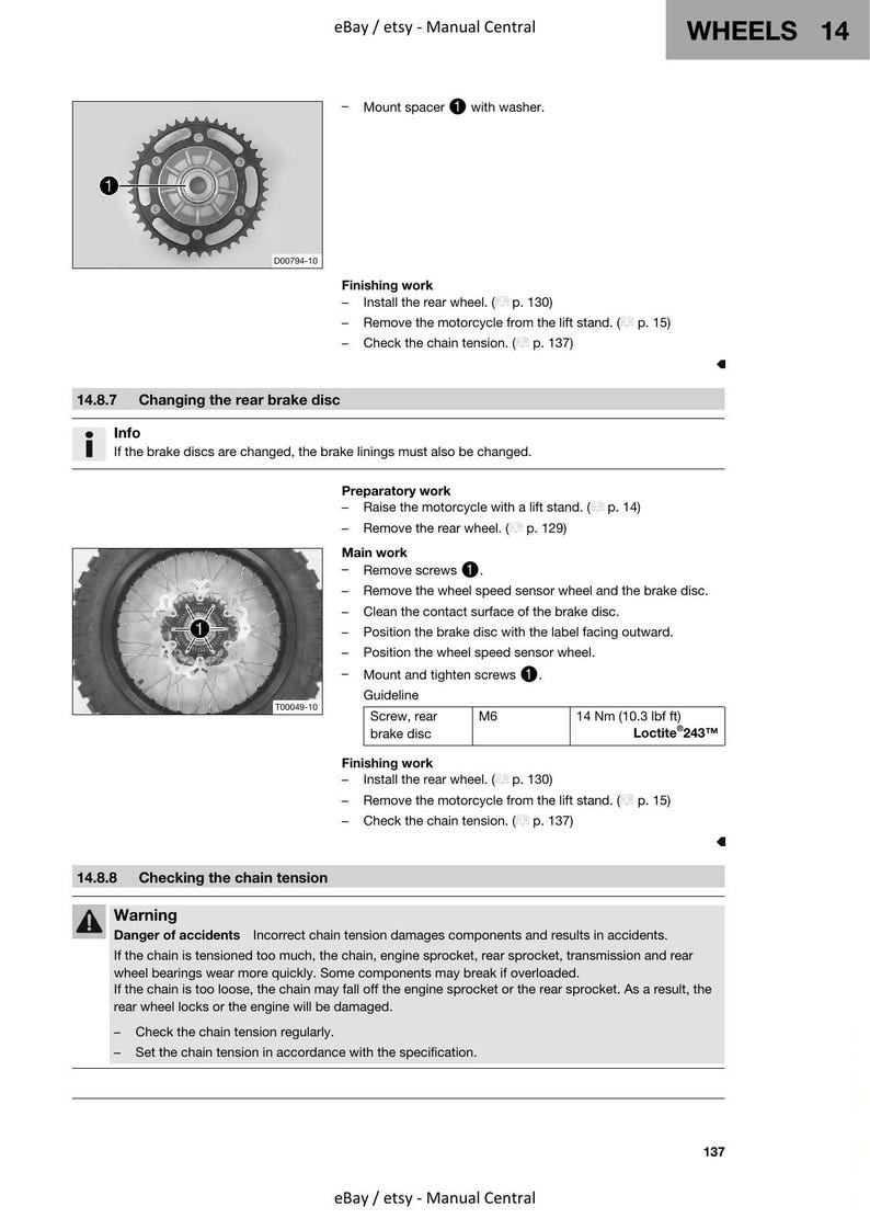 Husqvarna 701 Enduro Service Manual 2021-2025 Motorcycle service manual preview page 3