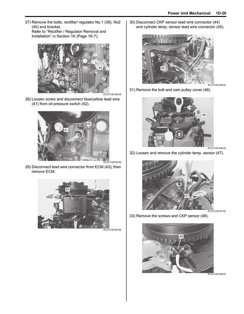 Suzuki DF25A DF30A Outboard Service Manual 2014-2018 25 30 HP service manual preview page 5