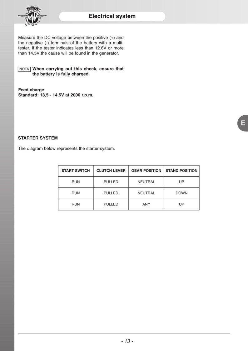 MV Agusta Turismo Veloce 800 Service Manual service manual preview page 8