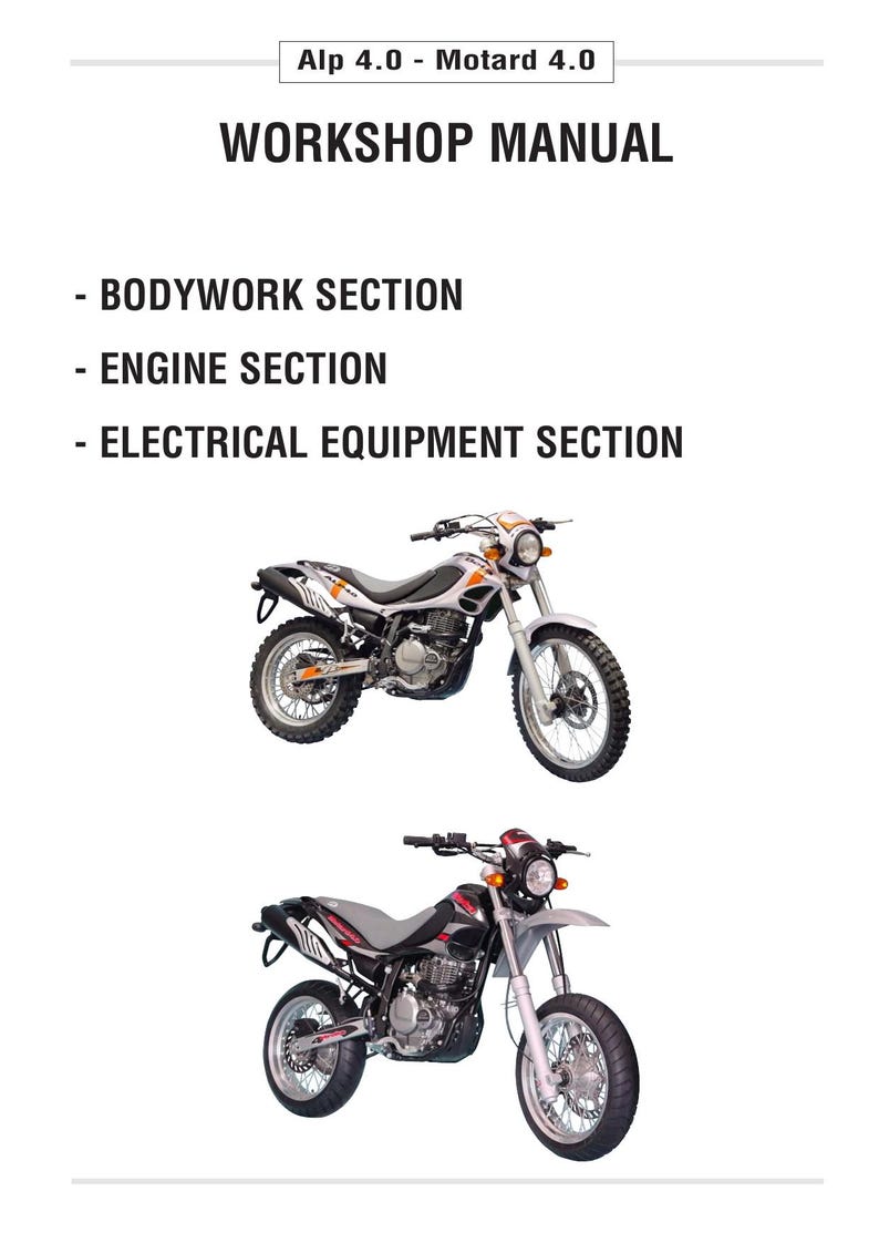 Betamotor Alp 4.0 Motard 4.0 Service Manual service manual preview page 2