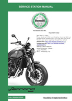 Benelli Leoncino 500 Service Manual service manual preview page 2