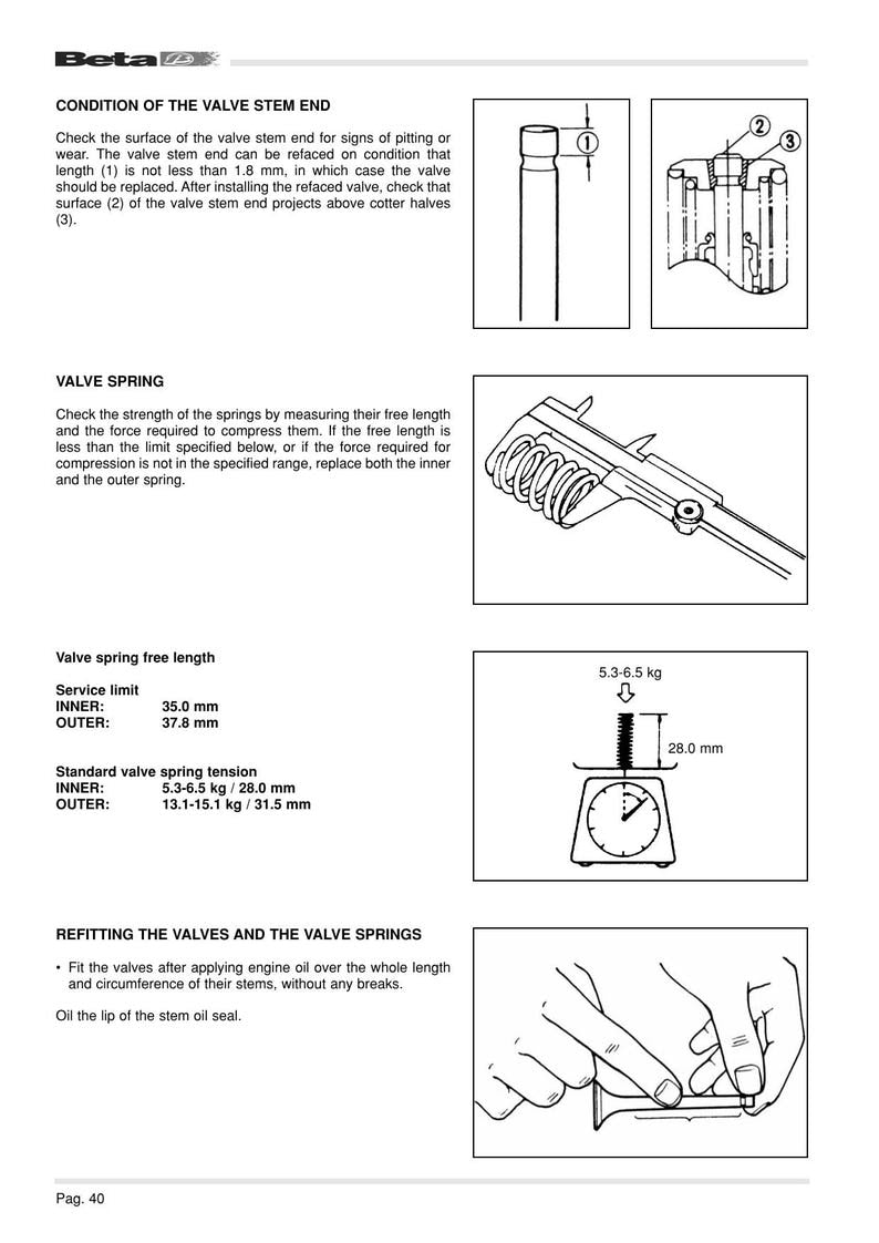 Betamotor Alp 4.0 Motard 4.0 Service Manual service manual preview page 4