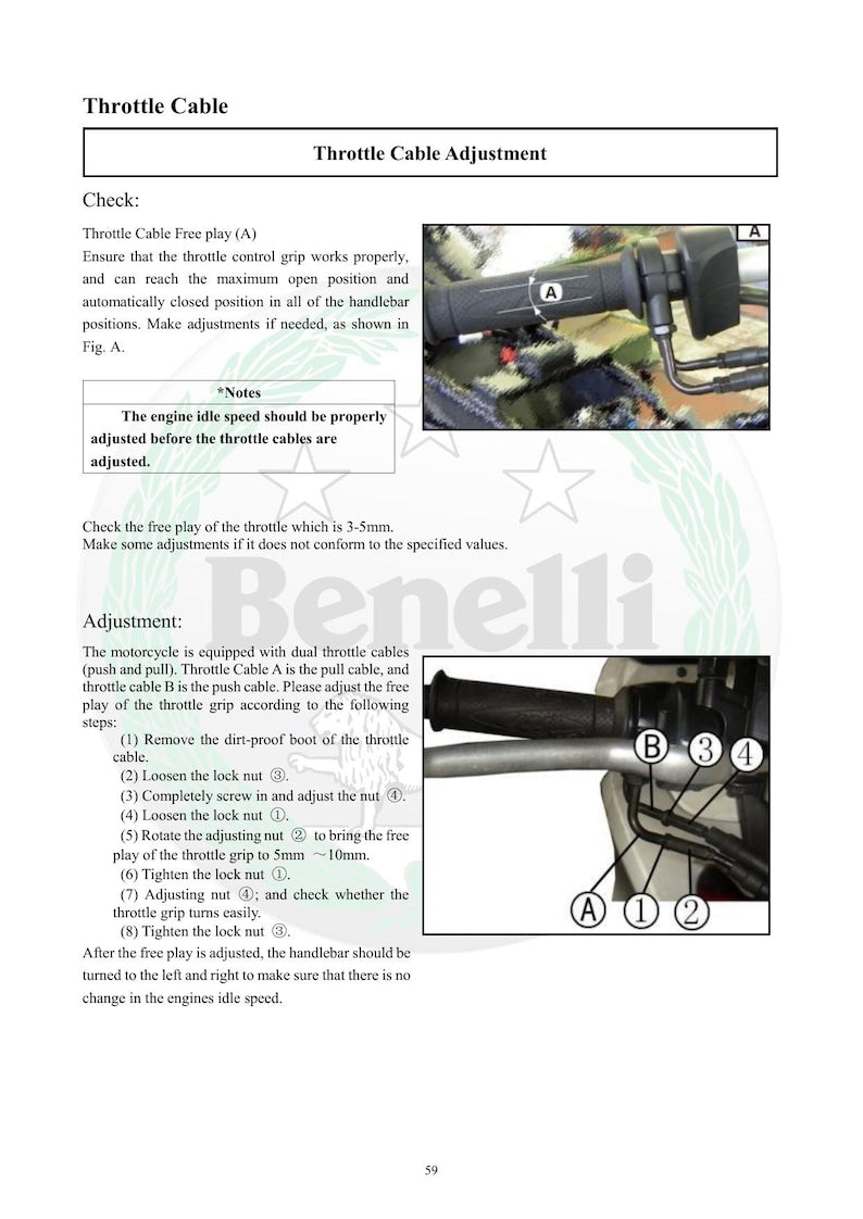 Benelli TNT300 Service Manual service manual preview page 3