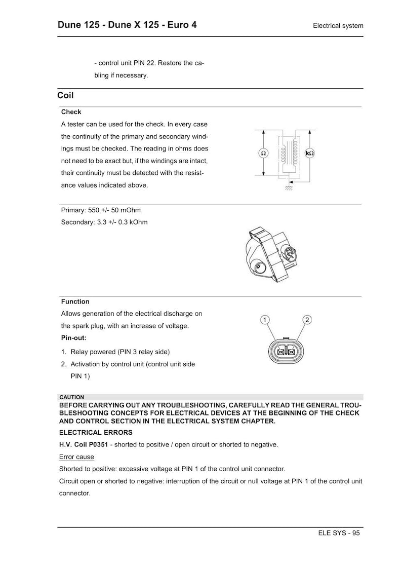 Malaguti Dune 125 Dune X 125 Service Manual service manual preview page 10
