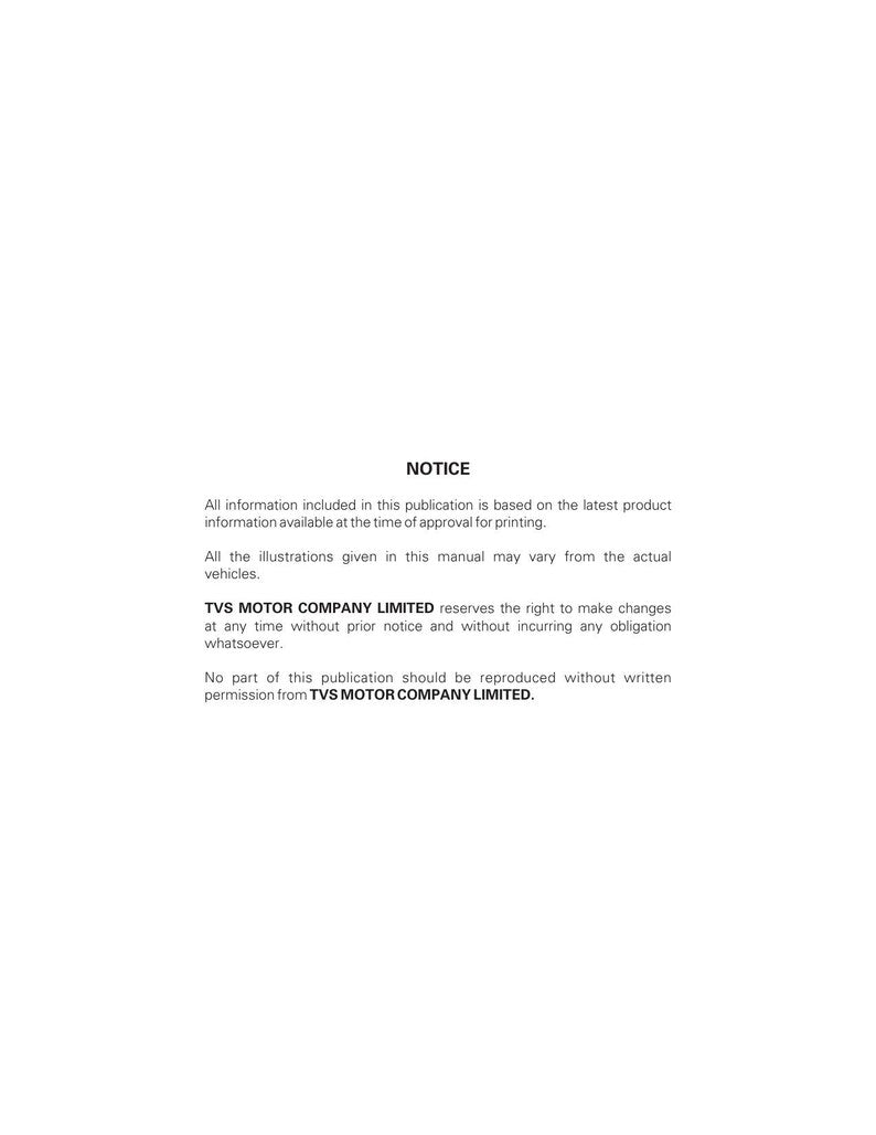 TVS Apache RTR 160 4V Service Manual service manual preview page 10
