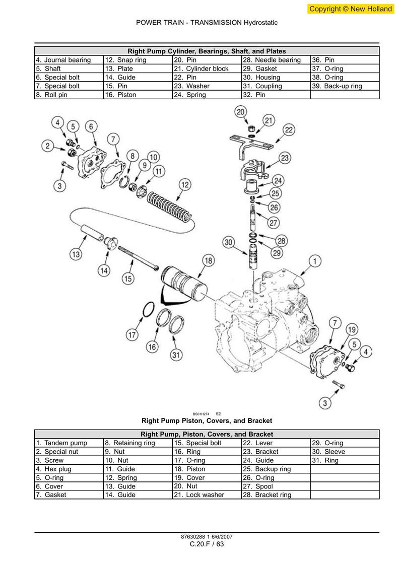 New Holland L180 L185 L190 C185 C190 Service Manual service manual preview page 4