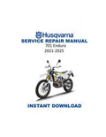 Husqvarna 701 Enduro Service Manual 2021-2025 Motorcycle PDF service repair manual cover