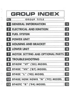 Suzuki DT40 Outboard Service Manual service manual preview page 10