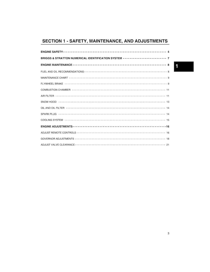 Briggs Stratton Single Cylinder OHV Service Manual 2009-2013 Small Engine service manual preview page 9