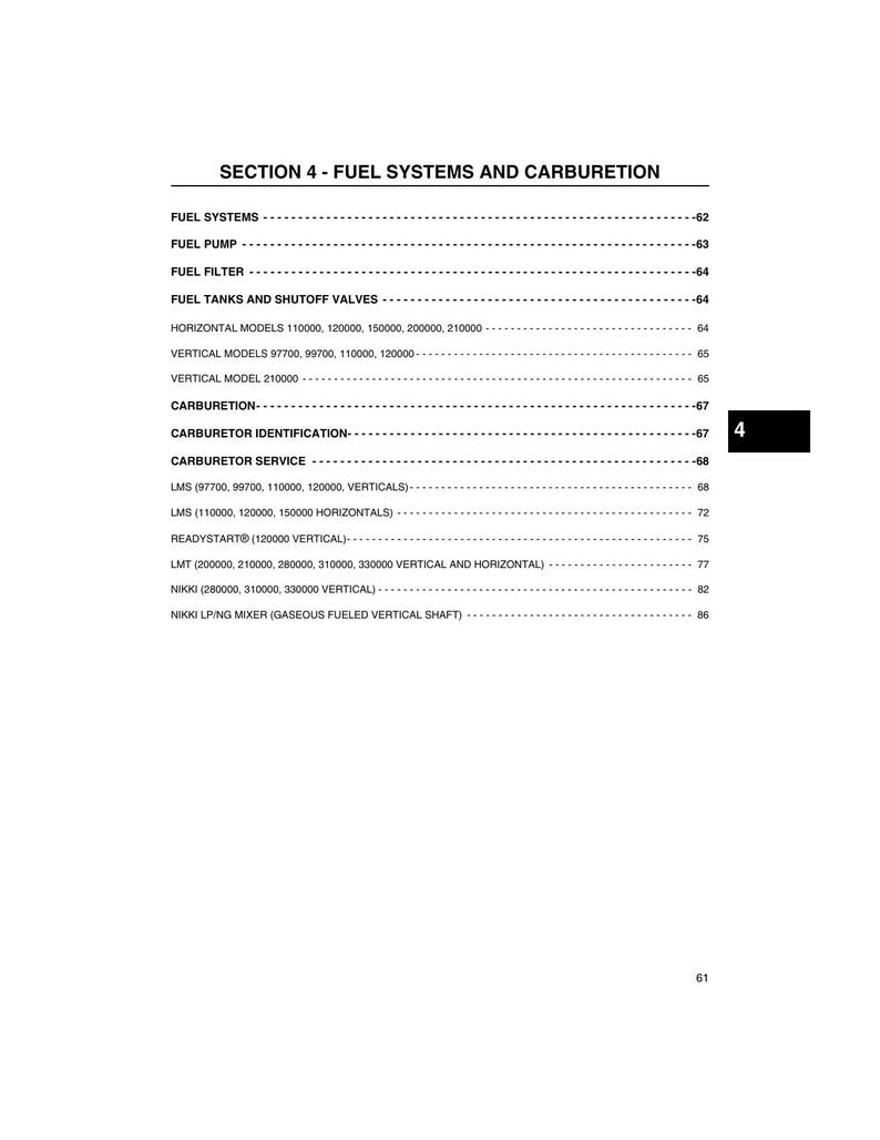 Briggs Stratton Single Cylinder OHV Service Manual 2009-2013 Small Engine service manual preview page 10