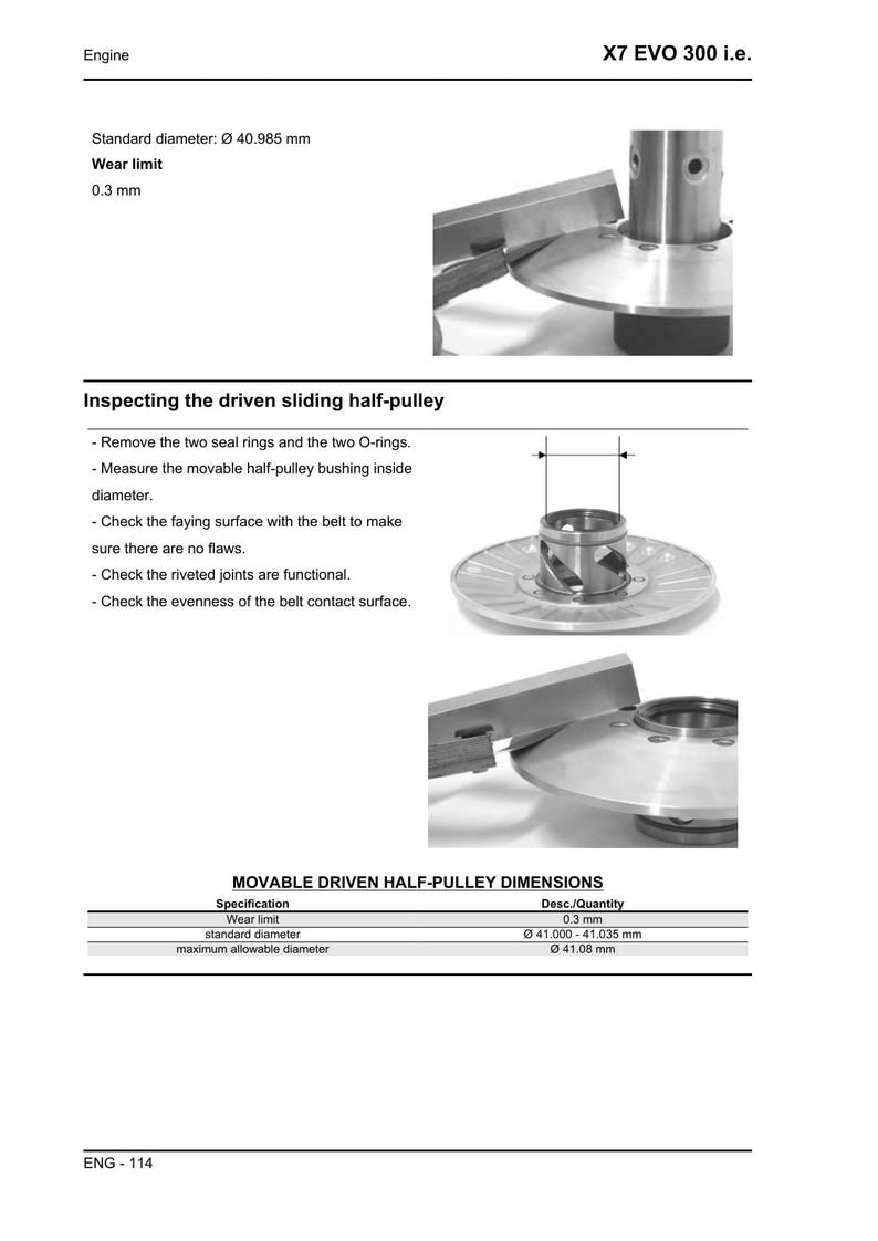 Piaggio X7 EVO 300 ie Service Manual 2008-2012 Scooter service manual preview page 3
