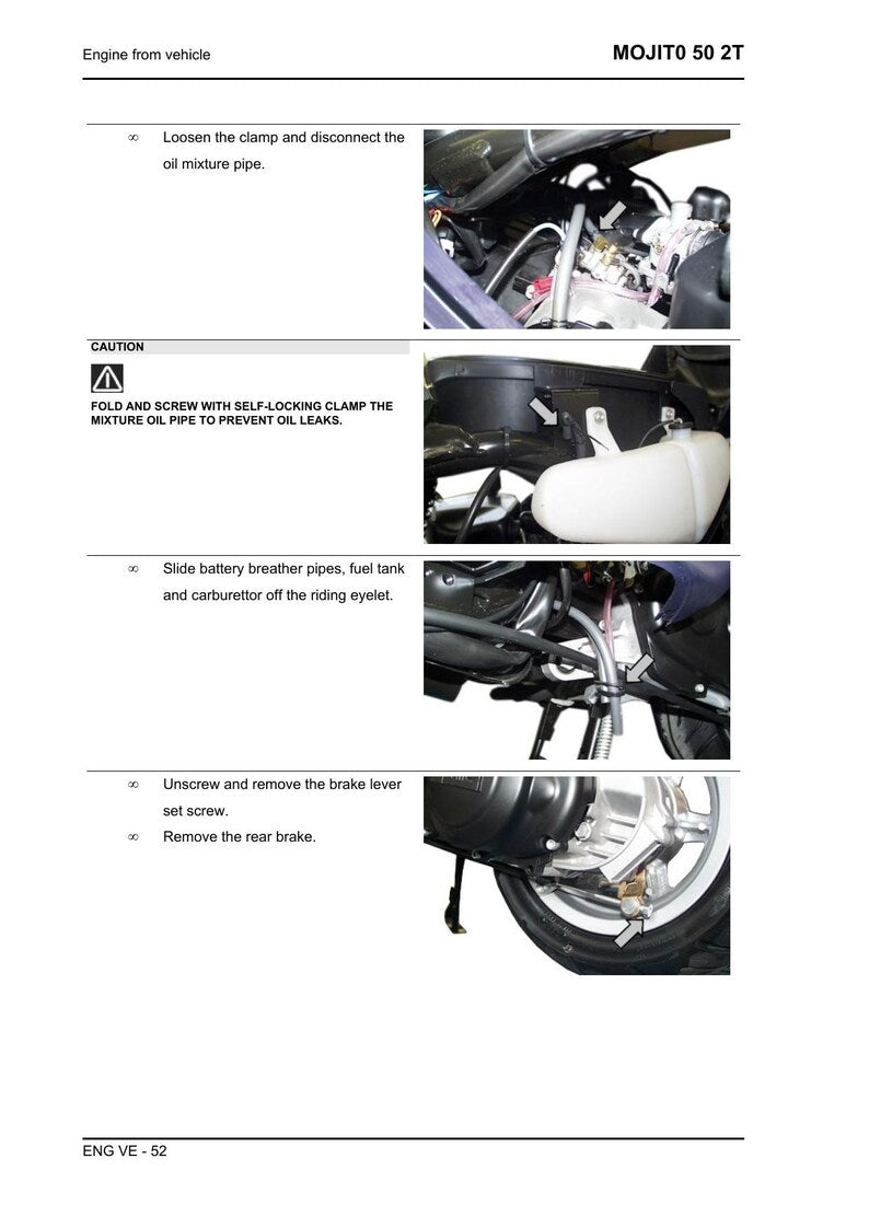 Aprilia Mojito 50 2T Service Manual service manual preview page 4