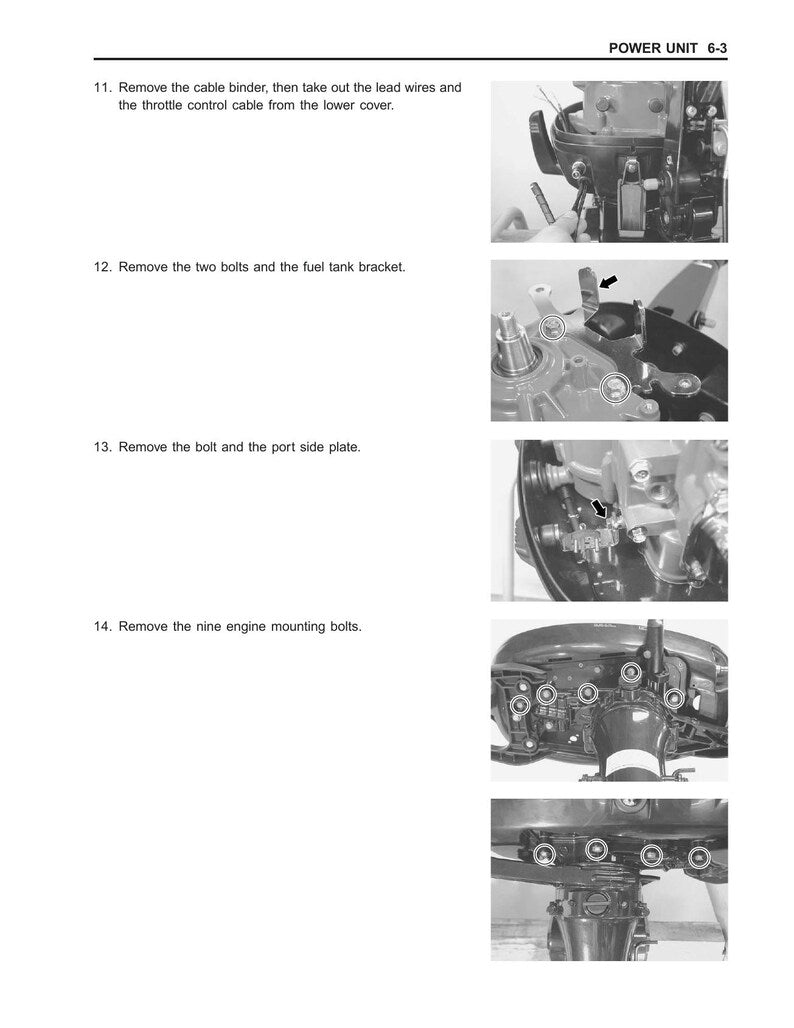 Suzuki DF4 DF5 Outboard Motor Service Manual service manual preview page 3