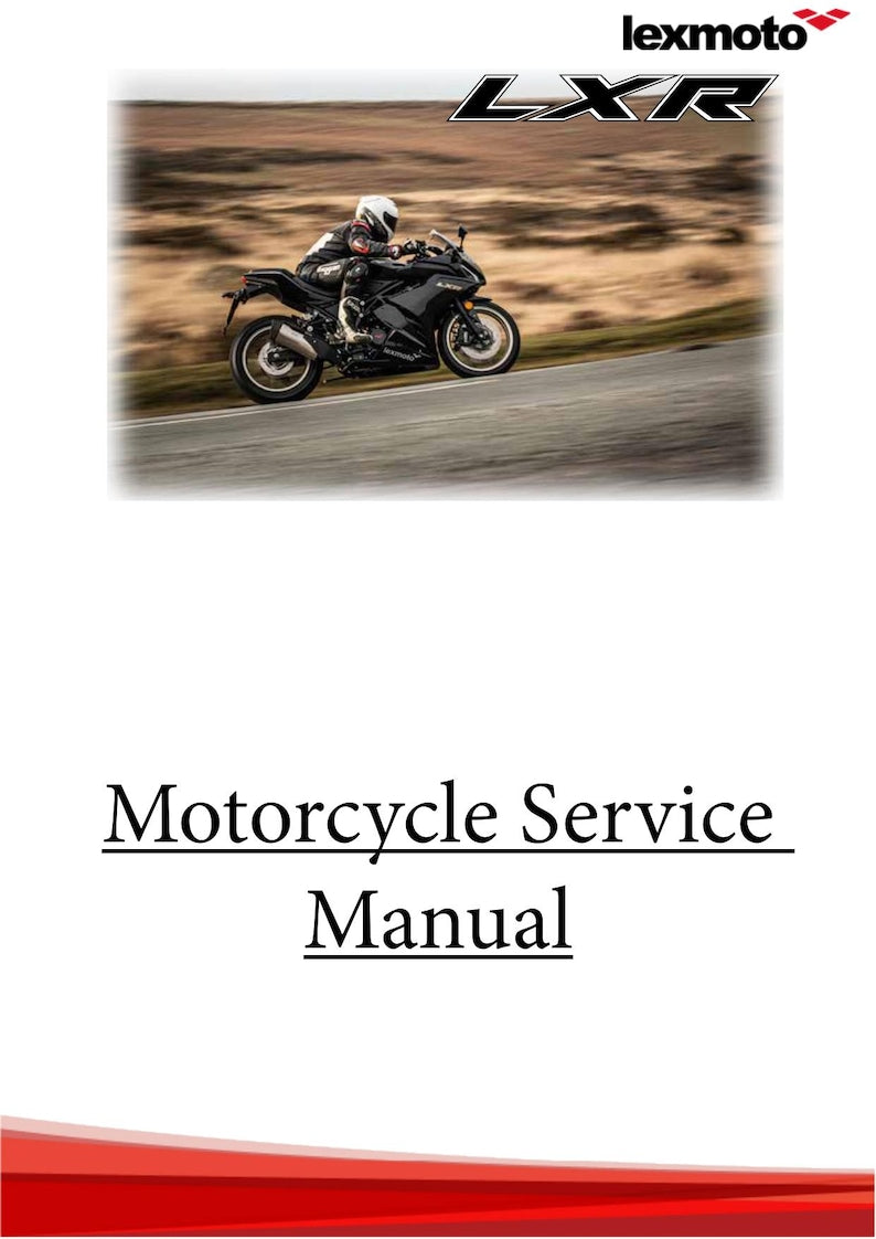 Lexmoto LXR 125 Service Manual service manual preview page 2