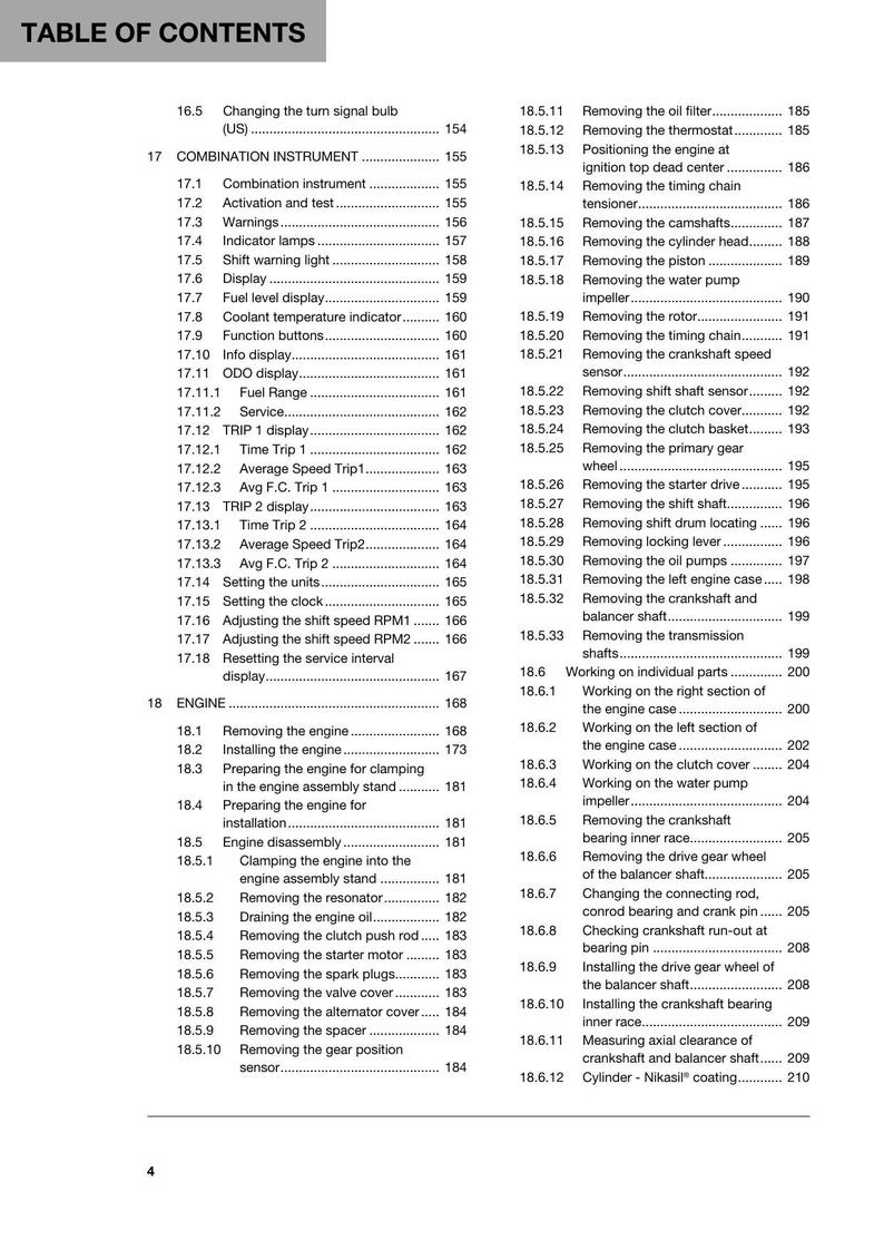 Husqvarna Svartpilen 701 Service Manual service manual preview page 10