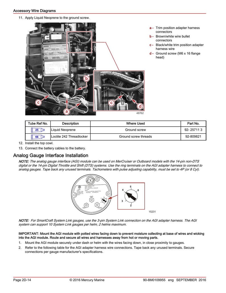 Mercury 150 SeaPro FourStroke Service Manual 2016-2020 Outboard service manual preview page 3