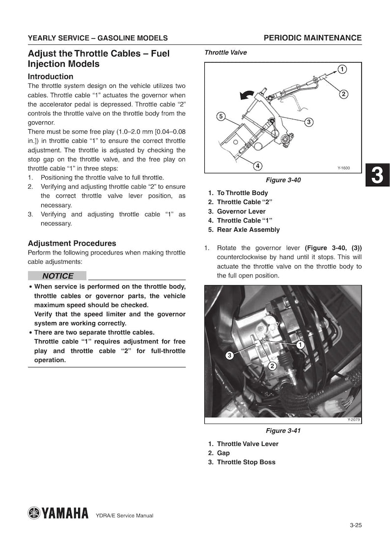 Yamaha YDRA YDRE Golf Car Service Manual 2016-2020 Golf Cart service manual preview page 4