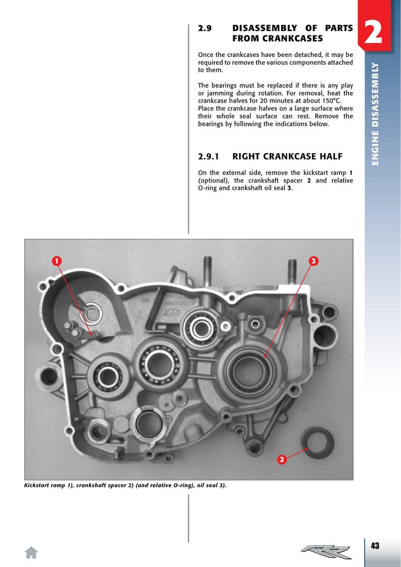 Beta RR 250 300 Race Edition 2 Stroke Service Manual service manual preview page 5