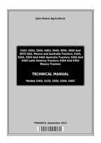 John Deere 5103 5203 5303 5403 5204 Tractor Service Manual service manual preview page 2