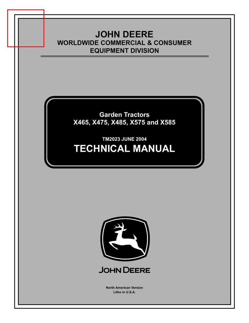 John Deere X465 X475 X485 X575 X585 Service Manual service manual preview page 2