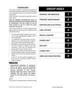 Suzuki DF2.5 Four Stroke Outboard Service Manual service manual preview page 5