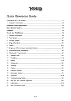 Norton Commando 961 Service Manual 2013-2017 Motorcycle service manual preview page 6