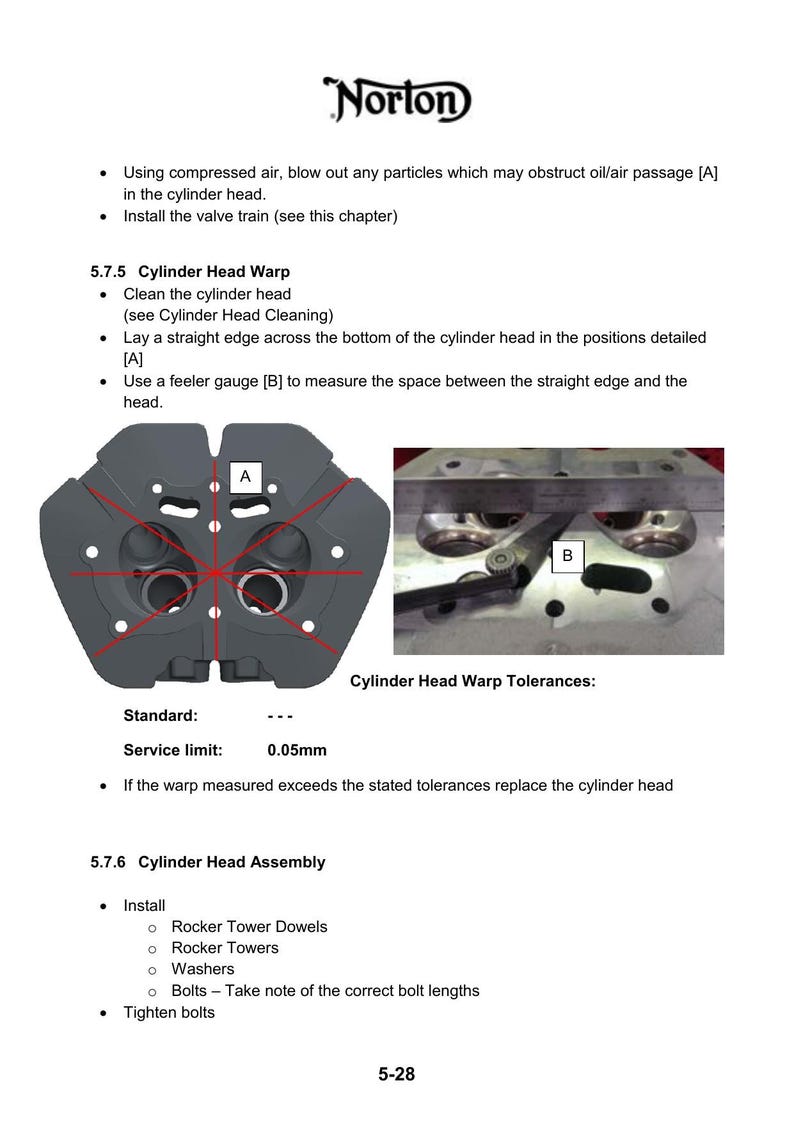 Norton Commando 961 Service Manual 2013-2017 Motorcycle service manual preview page 3
