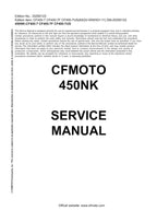 CFMOTO 450NK Service Manual service manual preview page 2