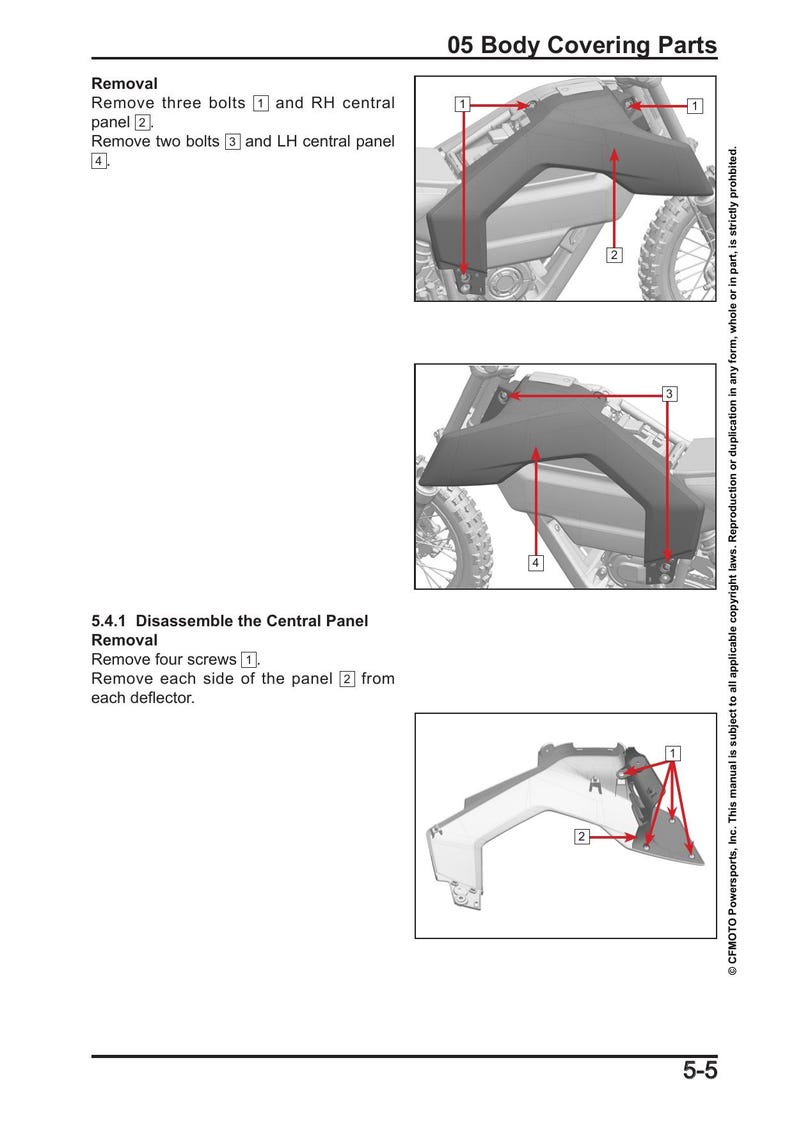 CFMOTO CFX-2E CFX-5E Service Manual service manual preview page 4