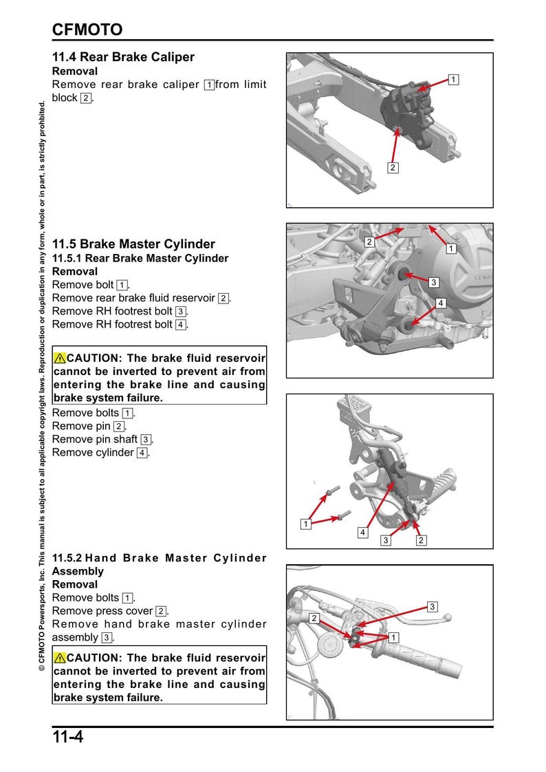 CFMOTO 450NK Service Manual service manual preview page 4