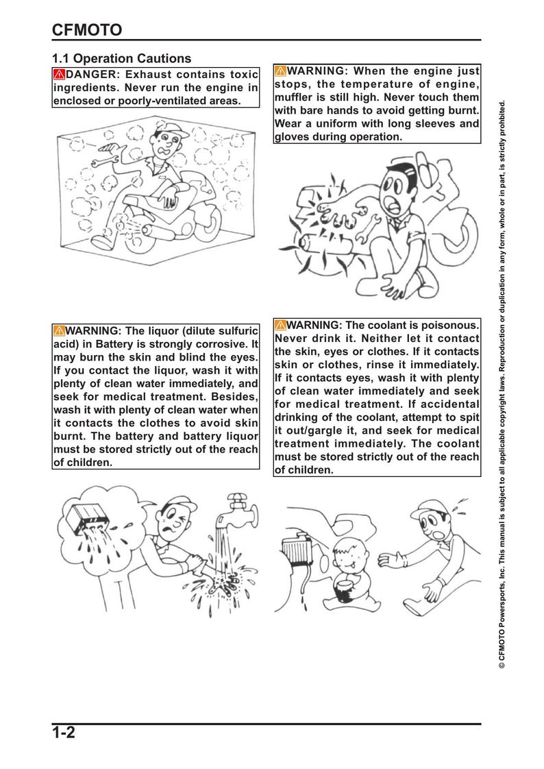 CFMOTO Papio SS 125 Service Manual service manual preview page 5