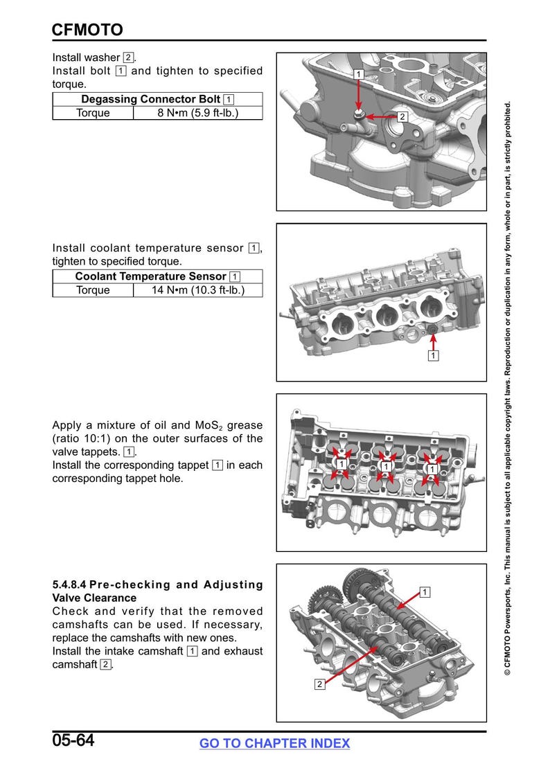 CFMOTO UFORCE U10 Pro XL Pro Service Manual service manual preview page 4