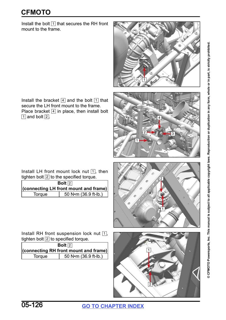 CFMOTO UFORCE U10 Pro Service Manual service manual preview page 3