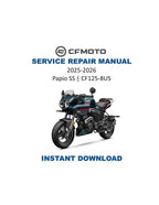 CFMOTO Papio SS 125 Service Manual PDF service repair manual cover
