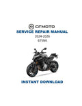 CFMOTO 675NK Service Manual PDF service repair manual cover