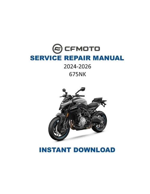 CFMOTO 675NK Service Manual PDF service repair manual cover