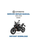 CFMOTO 450NK Service Manual PDF service repair manual cover