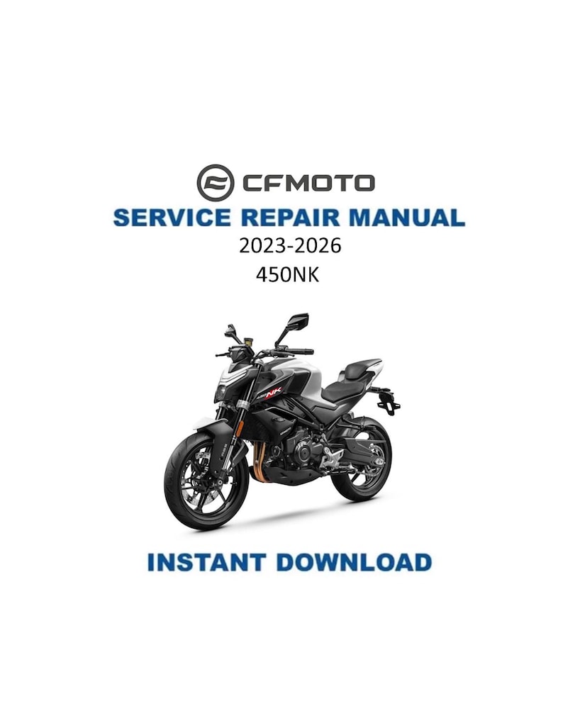 CFMOTO 450NK Service Manual PDF service repair manual cover