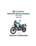 CFMOTO IBEX 450 Service Manual 2023-2026 Motorcycle PDF service repair manual cover