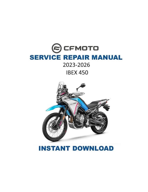 CFMOTO IBEX 450 Service Manual 2023-2026 Motorcycle PDF service repair manual cover