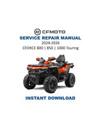 CFMOTO CFORCE 800 850 1000 Touring Service Manual 2024-2026 ATV PDF service repair manual cover