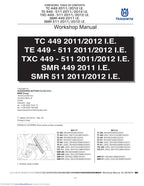 Husqvarna TC TE TXC smr 449 511 Service Manual service manual preview page 8